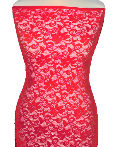 Elastic lace - RED